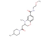 N-(2-methoxyethyl)-4-methyl-3-[2-(4-methylpiperidin-1-yl)-2-oxoethyl]-3,4-dihydro-2H-1,4-benzoxazine-6-carboxamide