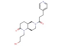 (4aS*,8aR*)-1-(3-hydroxypropyl)-6-(3-pyridin-4-ylpropanoyl)octahydro-1,6-naphthyridin-2(1H)-one