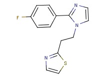 2-{2-[2-(4-fluorophenyl)-1H-imidazol-1-yl]ethyl}-1,3-thiazole