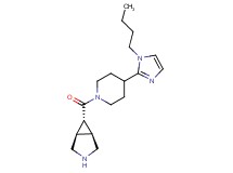 (1R*,5S*,6r)-6-{[4-(1-butyl-1H-imidazol-2-yl)-1-piperidinyl]carbonyl}-3-azabicyclo[3.1.0]hexane