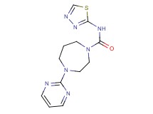 4-pyrimidin-2-yl-N-1,3,4-thiadiazol-2-yl-1,4-diazepane-1-carboxamide
