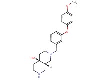 rel-(4aS,8aS)-2-[3-(4-methoxyphenoxy)benzyl]octahydro-2,7-naphthyridin-4a(2H)-ol dihydrochloride