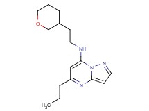 5-propyl-N-[2-(tetrahydro-2H-pyran-3-yl)ethyl]pyrazolo[1,5-a]pyrimidin-7-amine