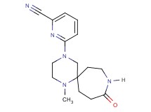 6-(1-methyl-10-oxo-1,4,9-triazaspiro[5.6]dodec-4-yl)-2-pyridinecarbonitrile