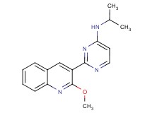 N-isopropyl-2-(2-methoxyquinolin-3-yl)pyrimidin-4-amine