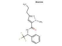 1-methyl-3-propyl-N-[(1R)-2,2,2-trifluoro-1-phenylethyl]-1H-pyrazole-5-carboxamide
