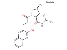 (4S)-4-amino-1-[3-(3-hydroxyquinoxalin-2-yl)propanoyl]-N-isopropyl-L-prolinamide