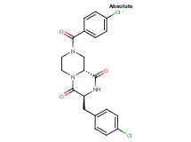 (3S,9aR)-8-(4-chlorobenzoyl)-3-(4-chlorobenzyl)tetrahydro-2H-pyrazino[1,2-a]pyrazine-1,4(3H,6H)-dione