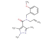 N-allyl-N-(2-methoxybenzyl)-1,3,5-trimethyl-1H-pyrazole-4-carboxamide