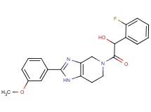 1-(2-fluorophenyl)-2-[2-(3-methoxyphenyl)-1,4,6,7-tetrahydro-5H-imidazo[4,5-c]pyridin-5-yl]-2-oxoethanol