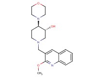 (3R*,4R*)-1-[(2-methoxy-3-quinolinyl)methyl]-4-(4-morpholinyl)-3-piperidinol