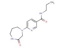 6-(3-oxo-1,4-diazepan-1-yl)-N-propylnicotinamide