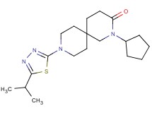 2-cyclopentyl-9-(5-isopropyl-1,3,4-thiadiazol-2-yl)-2,9-diazaspiro[5.5]undecan-3-one