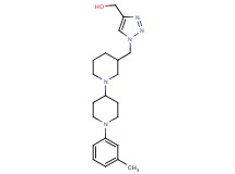 (1-{[1'-(3-methylphenyl)-1,4'-bipiperidin-3-yl]methyl}-1H-1,2,3-triazol-4-yl)methanol bis(trifluoroacetate) (salt)