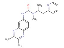 N'-(2,3-dimethylquinoxalin-6-yl)-N-methyl-N-(1-methyl-2-pyridin-2-ylethyl)urea
