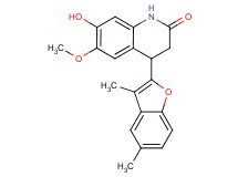 4-(3,5-dimethyl-1-benzofuran-2-yl)-7-hydroxy-6-methoxy-3,4-dihydroquinolin-2(1H)-one
