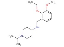 N-(2-ethoxy-3-methoxybenzyl)-1-isopropylpiperidin-4-amine