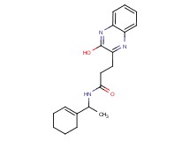 N-(1-cyclohex-1-en-1-ylethyl)-3-(3-hydroxyquinoxalin-2-yl)propanamide