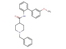 1-benzyl-N-(3'-methoxy-2-biphenylyl)-4-piperidinecarboxamide