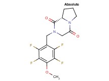 (8aS)-2-(2,3,5,6-tetrafluoro-4-methoxybenzyl)hexahydropyrrolo[1,2-a]pyrazine-1,4-dione