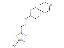 N-[2-(5-amino-1,3,4-thiadiazol-2-yl)ethyl]-3-azaspiro[5.5]undecan-9-amine