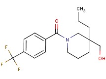 {3-propyl-1-[4-(trifluoromethyl)benzoyl]-3-piperidinyl}methanol