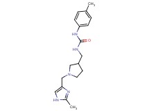 N-({1-[(2-methyl-1H-imidazol-4-yl)methyl]pyrrolidin-3-yl}methyl)-N'-(4-methylphenyl)urea