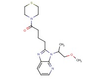 3-(2-methoxy-1-methylethyl)-2-(4-oxo-4-thiomorpholin-4-ylbutyl)-3H-imidazo[4,5-b]pyridine