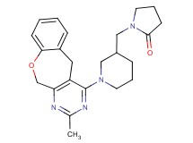 1-{[1-(2-methyl-5,11-dihydro[1]benzoxepino[3,4-d]pyrimidin-4-yl)piperidin-3-yl]methyl}pyrrolidin-2-one