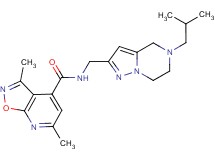 N-[(5-isobutyl-4,5,6,7-tetrahydropyrazolo[1,5-a]pyrazin-2-yl)methyl]-3,6-dimethylisoxazolo[5,4-b]pyridine-4-carboxamide