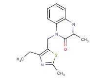 1-[(4-ethyl-2-methyl-1,3-thiazol-5-yl)methyl]-3-methylquinoxalin-2(1H)-one