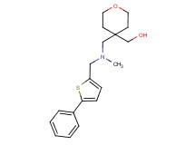 [4-({methyl[(5-phenyl-2-thienyl)methyl]amino}methyl)tetrahydro-2H-pyran-4-yl]methanol
