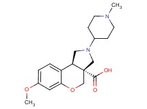 (3aR*,9bR*)-7-methoxy-2-(1-methylpiperidin-4-yl)-1,2,3,9b-tetrahydrochromeno[3,4-c]pyrrole-3a(4H)-carboxylic acid