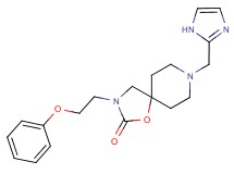8-(1H-imidazol-2-ylmethyl)-3-(2-phenoxyethyl)-1-oxa-3,8-diazaspiro[4.5]decan-2-one
