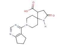 8-(6,7-dihydro-5H-cyclopenta[d]pyrimidin-4-yl)-2-oxo-1,8-diazaspiro[4.5]decane-4-carboxylic acid