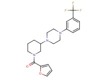 1-[1-(2-furoyl)-3-piperidinyl]-4-[3-(trifluoromethyl)phenyl]piperazine