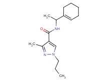 N-(1-cyclohex-1-en-1-ylethyl)-3-methyl-1-propyl-1H-pyrazole-4-carboxamide