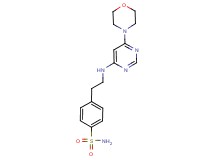 4-{2-[(6-morpholin-4-ylpyrimidin-4-yl)amino]ethyl}benzenesulfonamide