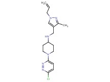 N-[(1-allyl-3-methyl-1H-pyrazol-4-yl)methyl]-1-(6-chloropyridazin-3-yl)piperidin-4-amine