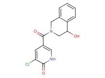 3-chloro-5-[(4-hydroxy-3,4-dihydroisoquinolin-2(1H)-yl)carbonyl]pyridin-2(1H)-one