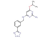 6-isopropoxy-N~4~-[3-(1H-tetrazol-5-yl)benzyl]pyrimidine-2,4-diamine