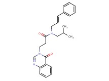N-isobutyl-3-(4-oxoquinazolin-3(4H)-yl)-N-[(2E)-3-phenylprop-2-en-1-yl]propanamide