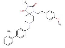 1-[2-(4-methoxyphenyl)ethyl]-3-methyl-8-[(2'-methyl-4-biphenylyl)methyl]-1,3,8-triazaspiro[4.5]decane-2,4-dione
