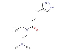 N-[2-(dimethylamino)ethyl]-N-ethyl-4-(1H-pyrazol-4-yl)butanamide