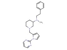 N-methyl-N-(2-phenylethyl)-1-{[1-(2-pyrimidinyl)-1H-pyrrol-2-yl]methyl}-3-piperidinamine