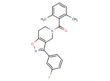 5-(2,6-dimethylbenzoyl)-3-(3-fluorophenyl)-4,5,6,7-tetrahydroisoxazolo[4,5-c]pyridine