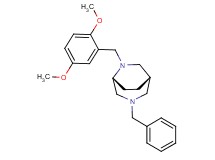 (1S*,5R*)-3-benzyl-6-(2,5-dimethoxybenzyl)-3,6-diazabicyclo[3.2.2]nonane