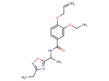 4-(allyloxy)-3-ethoxy-N-[1-(3-ethyl-1,2,4-oxadiazol-5-yl)ethyl]benzamide