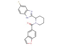 2-[1-(1-benzofuran-5-ylcarbonyl)-2-piperidinyl]-5-fluoro-1H-benzimidazole