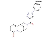 (1S)-11-[(1-phenyl-1H-1,2,3-triazol-4-yl)carbonyl]-7,11-diazatricyclo[7.3.1.0~2,7~]trideca-2,4-dien-6-one